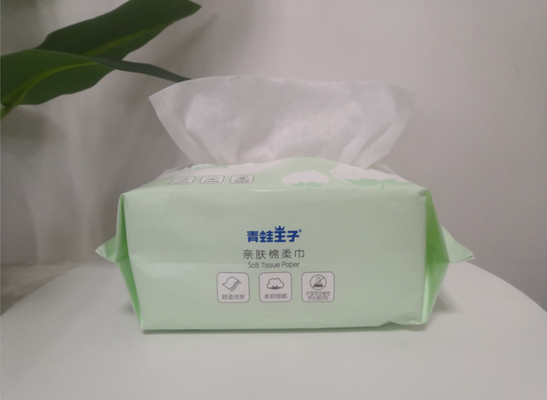 Khăn giấy không dệt 100% cotton Viscose dùng một lần Khăn lau khô để làm đẹp