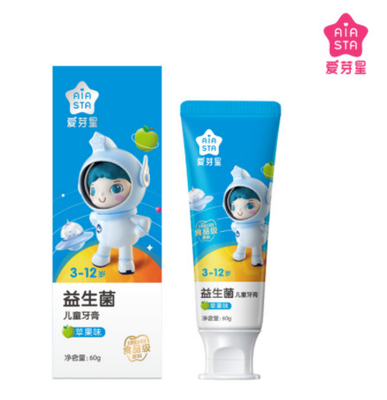 Fruity Không đường Bổ sung thêm chất bảo vệ răng miệng Kem đánh răng cho trẻ em