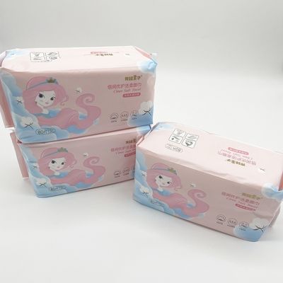 Nhãn tùy chỉnh Khăn lau khô mềm có thể phân hủy sinh học dùng một lần cho trẻ em người lớn