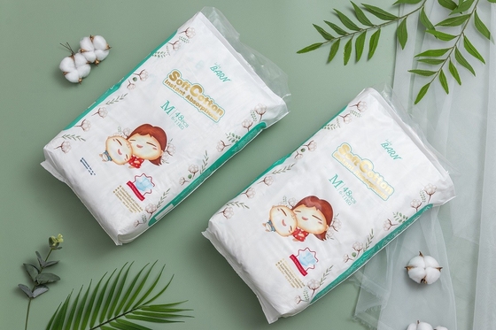 Bề mặt siêu khô Tã giấy trẻ em dùng một lần có khả năng thấm hút cao