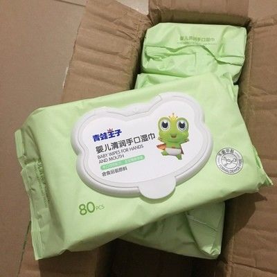 Phong cách hoạt hình Khăn ướt hữu cơ cho da nhạy cảm dành cho em bé được đóng gói tùy chỉnh 1 đến 100pc