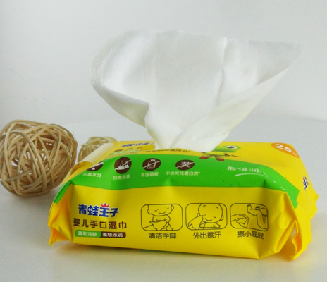 Khăn ướt 80 Đếm Khăn ướt Trẻ em mềm mại không dệt có nắp đậy cho khăn ướt dùng một lần