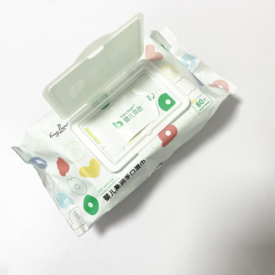 Khăn ướt em bé có thể phân hủy sinh học OEM 99,5 Khăn lau gốc nước tinh khiết