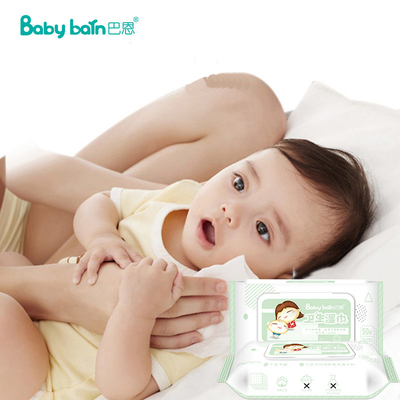 Khăn giấy ướt dùng một lần thân thiện với môi trường để làm sạch da cho trẻ sơ sinh