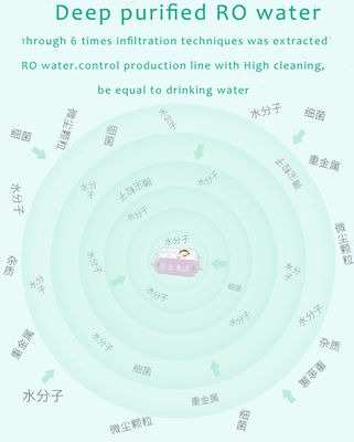 Nước tinh khiết hữu cơ tự nhiên dùng một lần có thể phân hủy sinh học Nước tinh khiết 99,9%