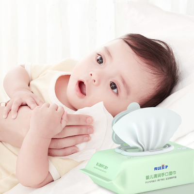 Khăn ướt cho trẻ sơ sinh nhạy cảm Sợi tre ướt Chăm sóc da tự nhiên