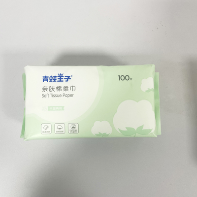 Làm sạch da mặt Chăm sóc da không dệt Khăn ướt Khăn giấy khô cho trẻ sơ sinh