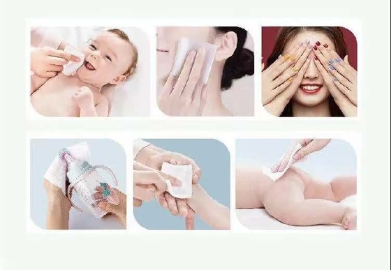 Khăn mặt mỹ phẩm 100% cotton Khăn mặt dùng một lần Khăn lau khô 80 cái