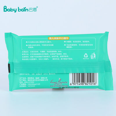 Tự nhiên hữu cơ dùng một lần Du lịch Làm sạch Khăn ướt cho bé Có thể phân hủy sinh học