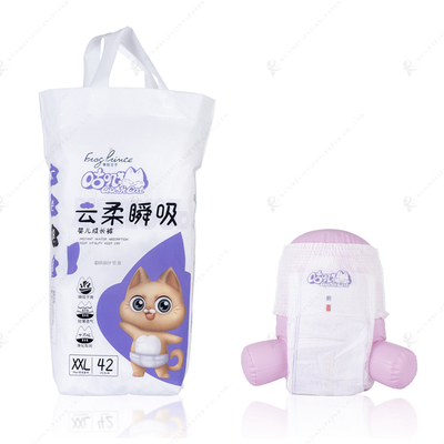 Quần kéo cho bé dùng một lần 100% cotton 3D Channel Anti Leak