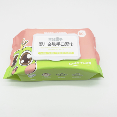 Soft Baby Skin Care Water Wet Tissue 80 Count Khăn lau trẻ em có thể phân hủy sinh học