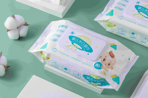 Khăn lau nước hữu cơ tinh khiết 99,9 có thể phân hủy sinh học Khăn lau tay cho bé Khăn ướt dùng một lần