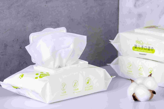 Khăn lau nước hữu cơ tinh khiết 99,9 có thể phân hủy sinh học Khăn lau tay cho bé Khăn ướt dùng một lần