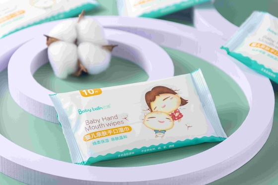 Khăn lau nước hữu cơ tinh khiết 99,9 có thể phân hủy sinh học Khăn lau tay cho bé Khăn ướt dùng một lần