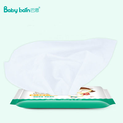 Spunlaced Vải không dệt mềm Làm sạch hữu cơ Baby Barn Water Wipes