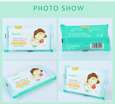 Spunlaced Vải không dệt mềm Làm sạch hữu cơ Baby Barn Water Wipes