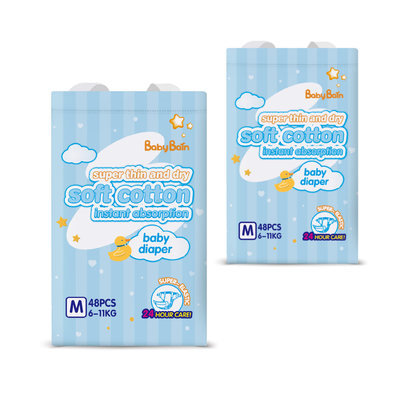 3D Anti Leak Tã em bé dùng một lần không dệt Mềm mại thoáng khí