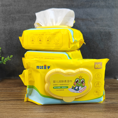 Giá xuất xưởng Khăn lau tay và miệng không mùi và có công thức cho bé Khăn lau chăm sóc em bé