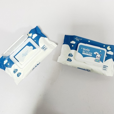 Logo tùy chỉnh Nước hoa có thể xả bằng tre miễn phí Khăn ướt cho trẻ sơ sinh Tiusse