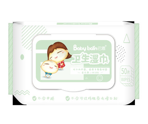 Baby Organic Ultra Softly Khăn ướt dùng một lần Cồn OEM tùy chỉnh miễn phí