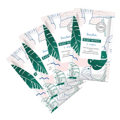 Khăn giấy ướt không dệt dùng một lần Spunlace tùy chỉnh Khăn ướt dày cho bé
