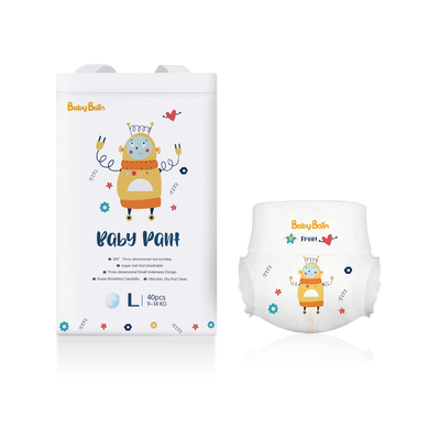 Vải không dệt chất lượng cao Custom Baby Dipers Thân thiện với da Tã dùng một lần