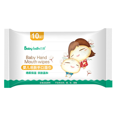 Cạnh tranh tốt nhất dùng một lần nhãn riêng nhạy cảm OEM nước làm sạch tay và miệng khăn giấy ướt