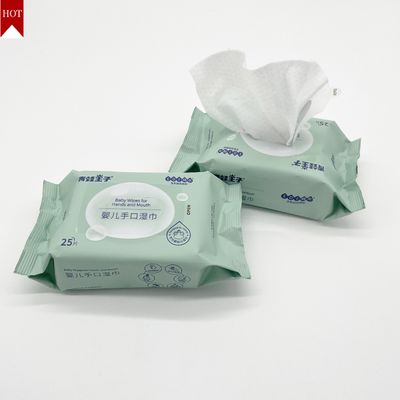 Khăn ướt dày không dệt dành cho trẻ sơ sinh Spunlace dùng một lần tùy chỉnh