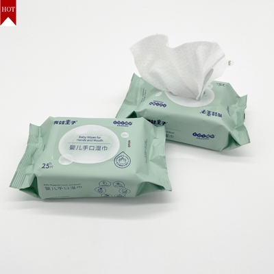 Các nhà sản xuất tùy chỉnh dùng một lần spunlace khăn ướt dày không dệt cho bé