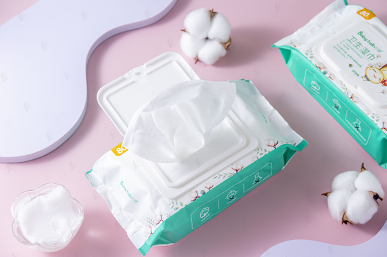 Hạnh phúc và tốt đẹp Khăn lau trẻ em dùng một lần không mùi dành cho mặt Khăn ướt nhà máy Trung Quốc