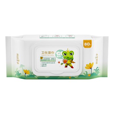 Bán buôn tùy chỉnh Spunlace Organic ECO Bamboo Vệ sinh phân hủy sinh học Aloe Vera Baby Cleaning Wet Wipes