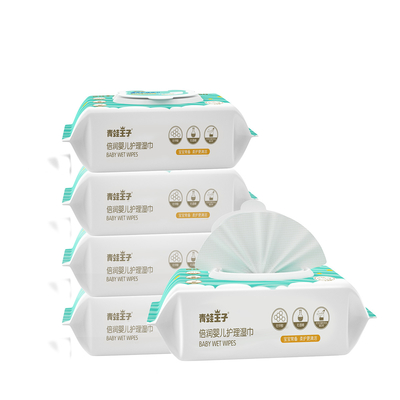 Soft Skin and Perfume Free 99.9 Pure Water Baby Wipes Khăn lau trẻ em có thể phân hủy sinh học 80 cái