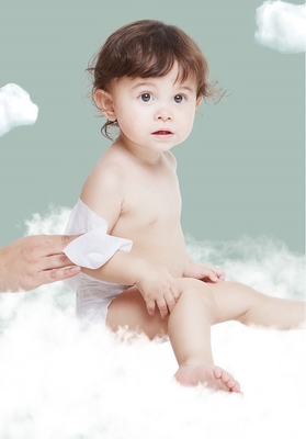 Khăn giấy ướt cottonc không mùi chất lượng cao có thể phân hủy sinh học Khăn ướt dành cho trẻ em