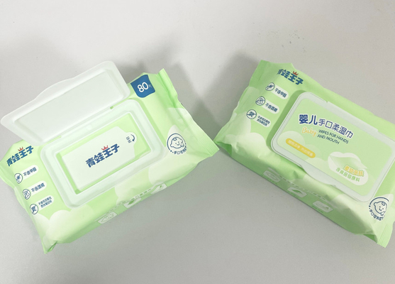 Khăn lau trẻ em hữu cơ 99% nước Nhãn hiệu riêng Vải không dệt Khăn ướt trẻ em
