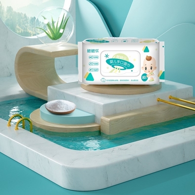 Mềm mại và sảng khoái Bán buôn Khăn lau nước không mùi Khăn ướt cho bé nhạy cảm