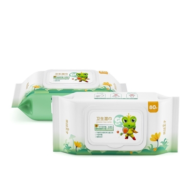 Nước tự nhiên hữu cơ Khăn giấy ướt không gây dị ứng cho bé Tre có thể phân hủy sinh học