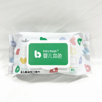 Bán buôn Chăm sóc làm sạch Spunlace Vải không dệt Khăn ướt cho miệng và tay