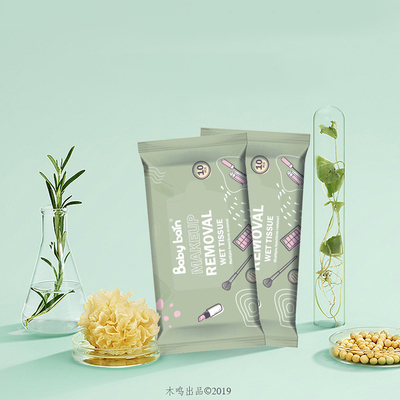 Nữ tính Tùy chỉnh nhãn hiệu riêng Chăm sóc da không chứa cồn Tẩy trang Khăn lau cho mặt