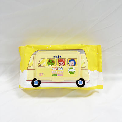 Chăm sóc vệ sinh cá nhân tùy chỉnh Khăn giấy ướt cho bé Khăn lau hữu cơ bằng tre để vệ sinh cho bé