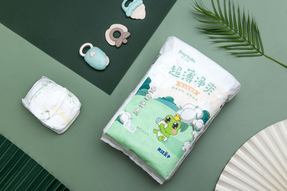 Các mẫu miễn phí Thân thiện với môi trường mới sinh dùng một lần 100% tre daipers có thể phân hủy sinh học tã trẻ em