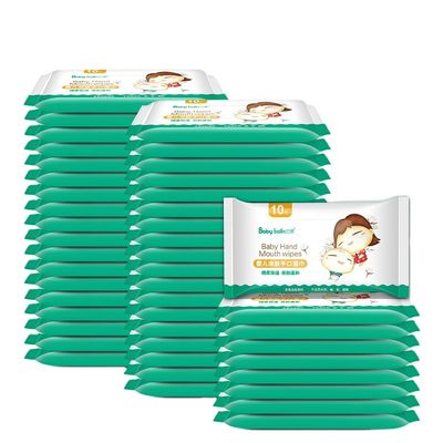 Làm dày khăn lau nước trẻ em có thể xả tự nhiên mà không cần cồn nhựa cứng để làm sạch