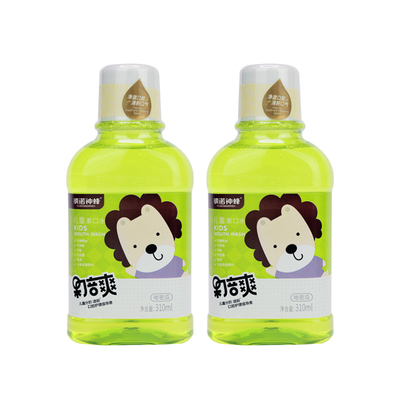 Trong suốt 310 ml Hương trái cây đóng chai Nước súc miệng Trẻ em Nước súc miệng Chăm sóc răng miệng