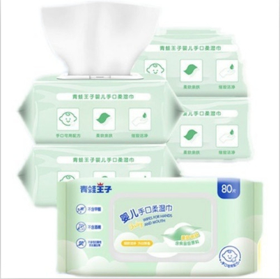 Khăn ướt dùng một lần không chứa cồn đa năng cho tay và miệng sạch