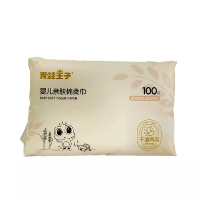 OEM Khăn giấy khô mềm dùng một lần không màu và không mùi 80 miếng Một gói