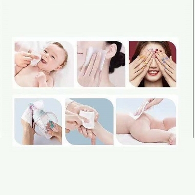 Khăn lau khô dùng một lần bằng bông không dệt để chăm sóc da cho trẻ sơ sinh