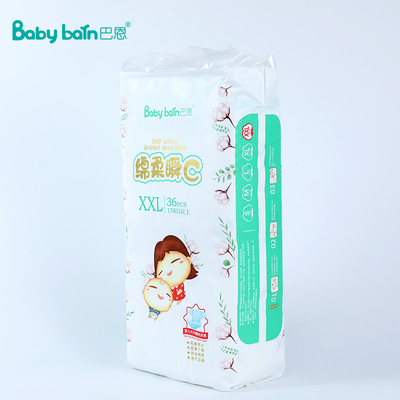 Bề mặt khô thoáng có độ hấp thụ cao Tã em bé dùng một lần cho làn da nhạy cảm