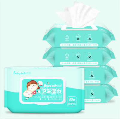 Khăn ướt mềm dùng một lần Tỷ lệ tiêu diệt Escherichia Coli và Staphylococcus Aureus ≥99,99%