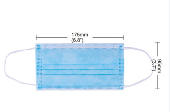 Dược phẩm cấp độ Earloop Mặt nạ dùng một lần Vòng đeo tai đàn hồi 17,5x9,5cm