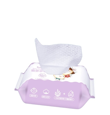 Logo tùy chỉnh 40gsm Khăn ướt hữu cơ tự nhiên dùng một lần Spunlace không dệt