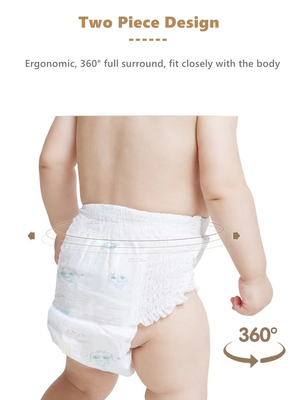 360 ° Vừa vặn tã em bé dùng một lần với quần cạp chun co giãn